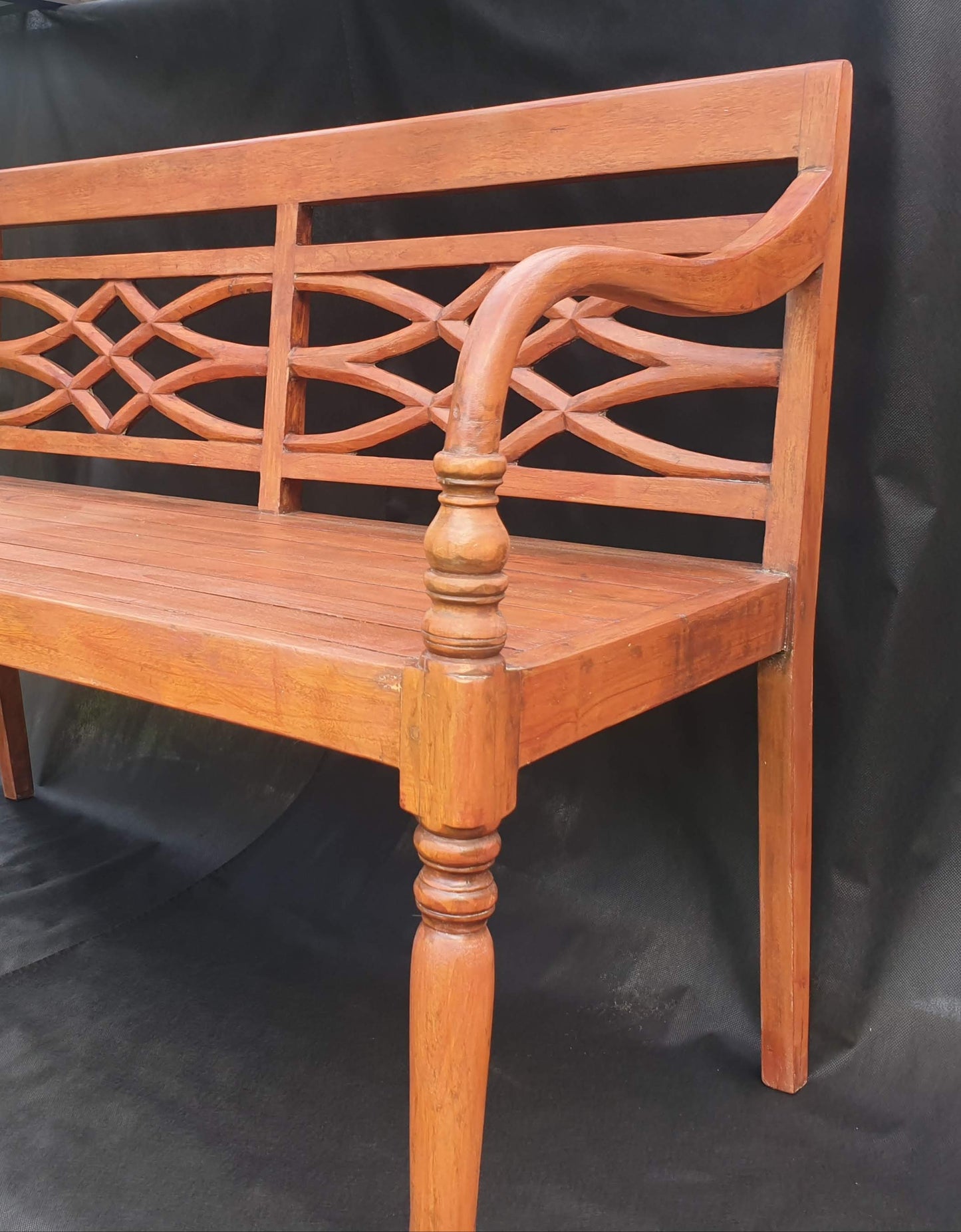 Small teak kitchen or garden bench