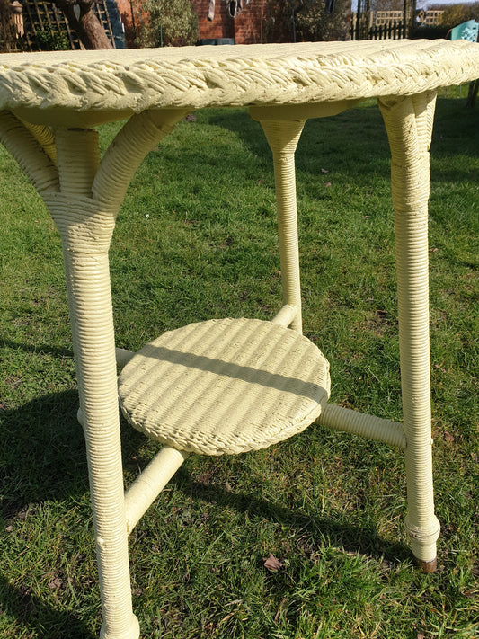 Lloyd Loom round side table